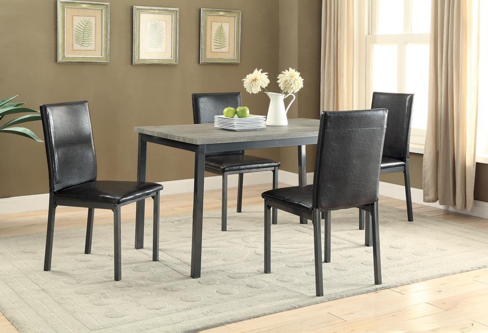 Garza Upholstered Dining Chairs Black (Set of 2) - Tony’s Furniture Store & Linen (GA) - Multi Location