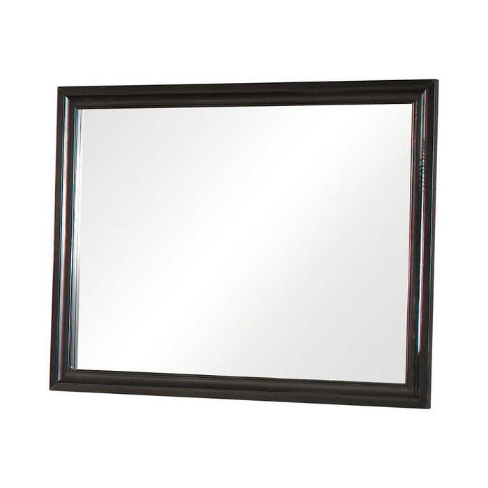 Barzini Rectangular Dresser Mirror Black - Tony’s Furniture Store & Linen (GA) - Multi Location