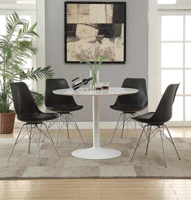 Lowry Round Dining Table White - Tony’s Furniture Store & Linen (GA) - Multi Location