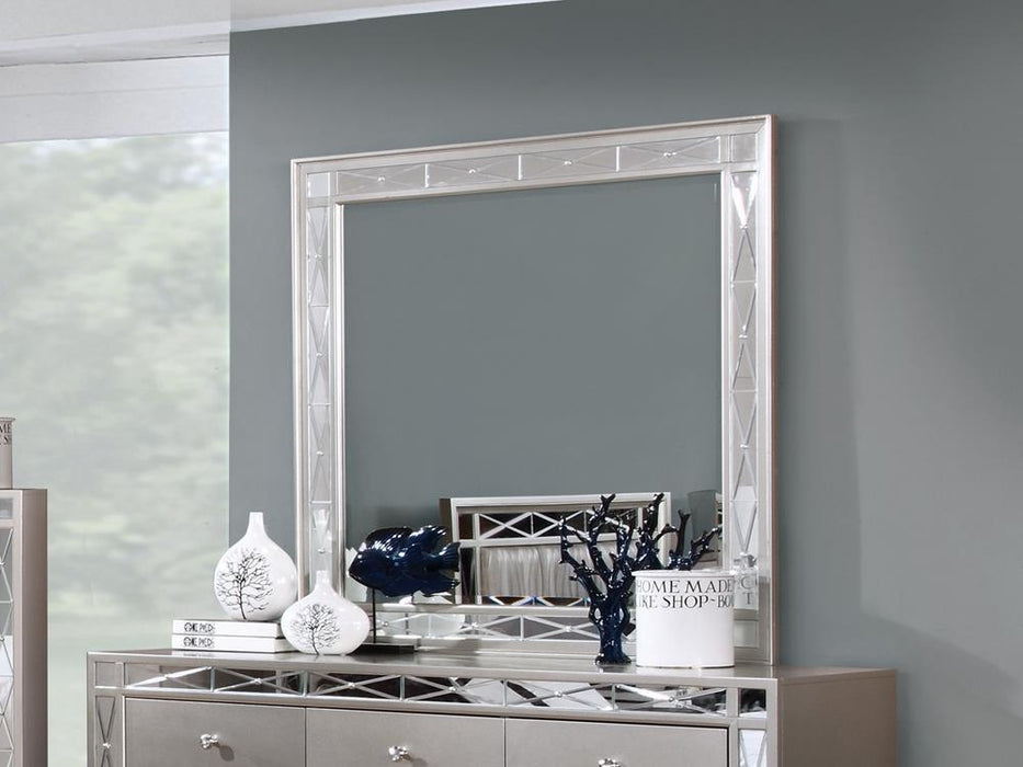 Leighton Beveled Dresser Mirror Metallic Mercury - Tony’s Furniture Store & Linen (GA) - Multi Location