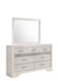 Miranda Rectangular Dresser Mirror White - Tony’s Furniture Store & Linen (GA) - Multi Location