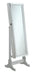 Elle Jewelry Cheval Mirror with Crytal Trim Silver - Tony’s Furniture Store & Linen (GA) - Multi Location