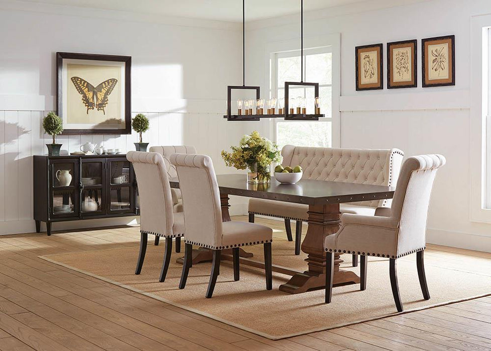 Alana Tufted Back Upholstered Arm Chair Beige - Tony’s Furniture Store & Linen (GA) - Multi Location