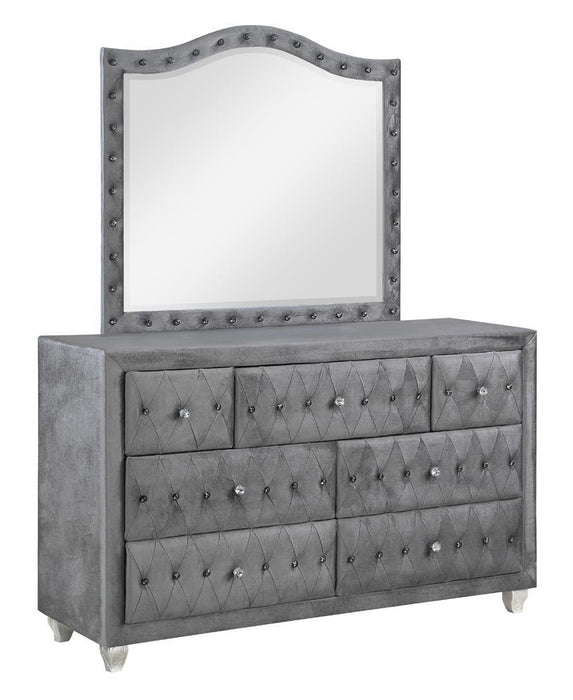 Deanna 7-drawer Rectangular Dresser Grey - Tony’s Furniture Store & Linen (GA) - Multi Location