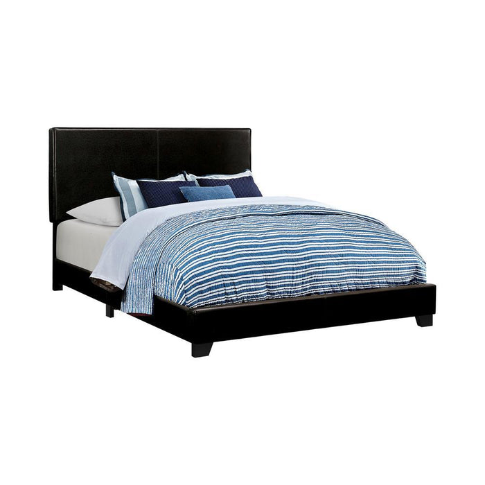 Dorian Upholstered Queen Bed Black - Tony’s Furniture Store & Linen (GA) - Multi Location