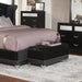 Barzini Tufted Rectangular Trunk with Nailhead Black - Tony’s Furniture Store & Linen (GA) - Multi Location