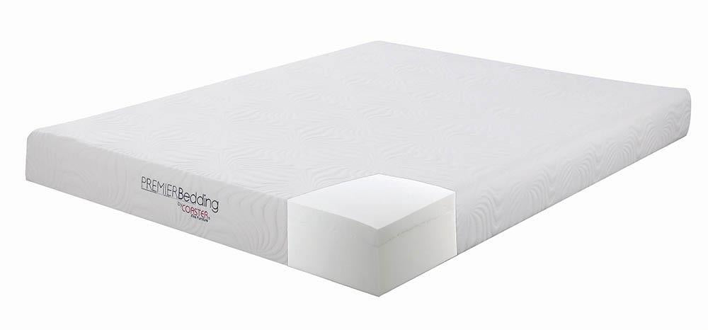 Keegan Full Memory Foam Mattress White - Tony’s Furniture Store & Linen (GA) - Multi Location