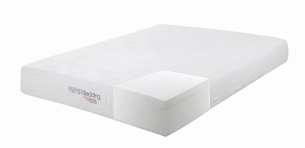 Key California King Memory Foam Mattress White - Tony’s Furniture Store & Linen (GA) - Multi Location