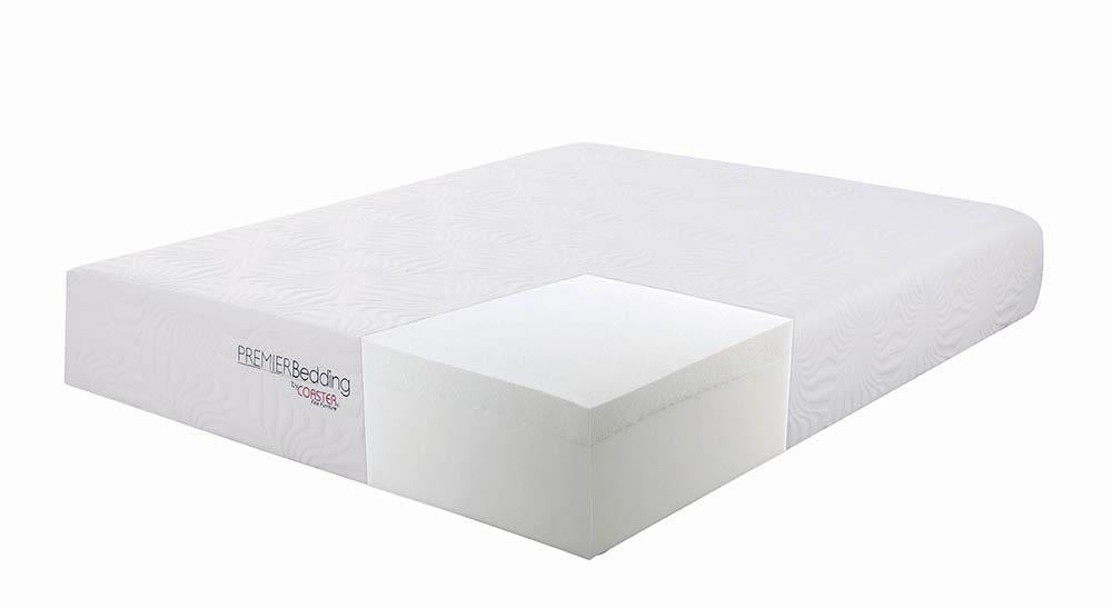 Ian Eastern King Memory Foam Mattress White - Tony’s Furniture Store & Linen (GA) - Multi Location