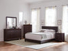 Dorian Upholstered Eastern King Bed Brown - Tony’s Furniture Store & Linen (GA) - Multi Location