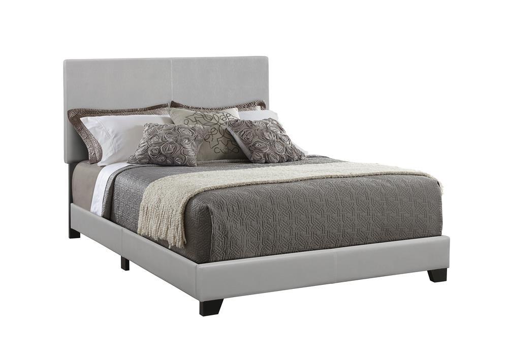 Dorian Upholstered California King Bed Grey - Tony’s Furniture Store & Linen (GA) - Multi Location