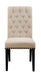 Alana Upholstered Side Chairs Beige and Smokey Black (Set of 2) - Tony’s Furniture Store & Linen (GA) - Multi Location