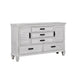 Franco 5-drawer Dresser Antique White - Tony’s Furniture Store & Linen (GA) - Multi Location