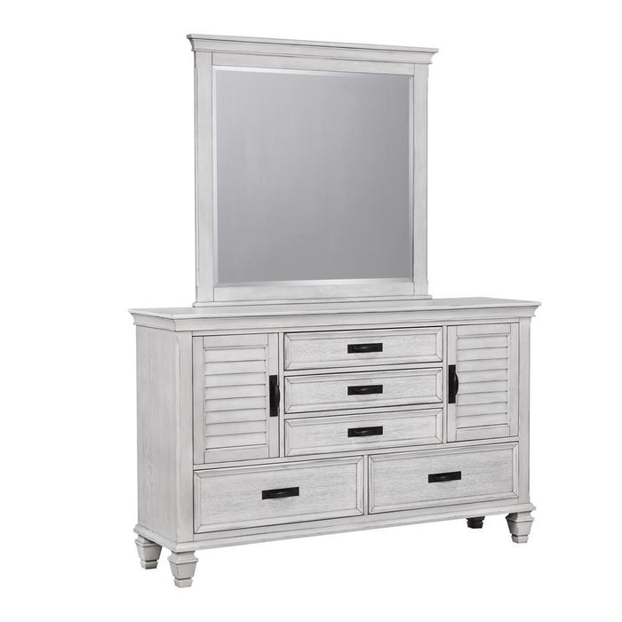 Franco 5-drawer Dresser Antique White - Tony’s Furniture Store & Linen (GA) - Multi Location