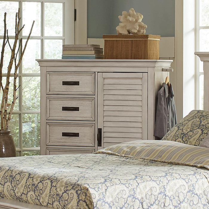 Franco 5-drawer Chest Antique White - Tony’s Furniture Store & Linen (GA) - Multi Location