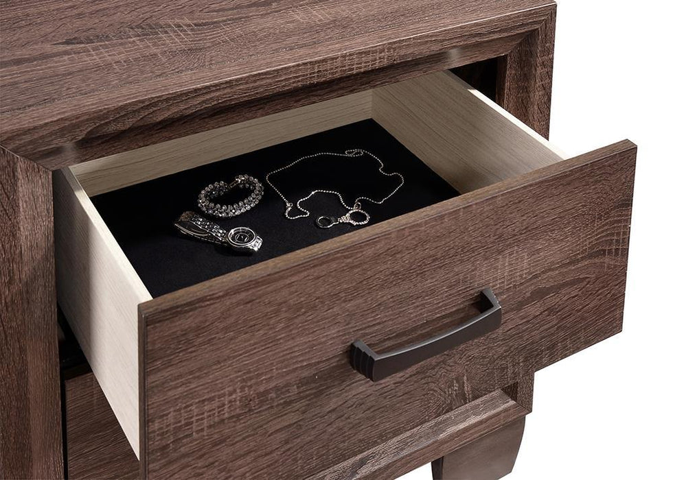 Brandon 2-drawer Nightstand Medium Warm Brown - Tony’s Furniture Store & Linen (GA) - Multi Location