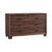 Brandon 6-drawer Dresser Medium Warm Brown - Tony’s Furniture Store & Linen (GA) - Multi Location