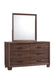 Brandon Framed Dresser Mirror Medium Warm Brown - Tony’s Furniture Store & Linen (GA) - Multi Location