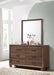 Brandon Framed Dresser Mirror Medium Warm Brown - Tony’s Furniture Store & Linen (GA) - Multi Location
