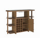 Evelio Bar Unit with Wine Bottle Storage Walnut - Tony’s Furniture Store & Linen (GA) - Multi Location