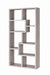 Theo 10-shelf Bookcase Grey Driftwood - Tony’s Furniture Store & Linen (GA) - Multi Location