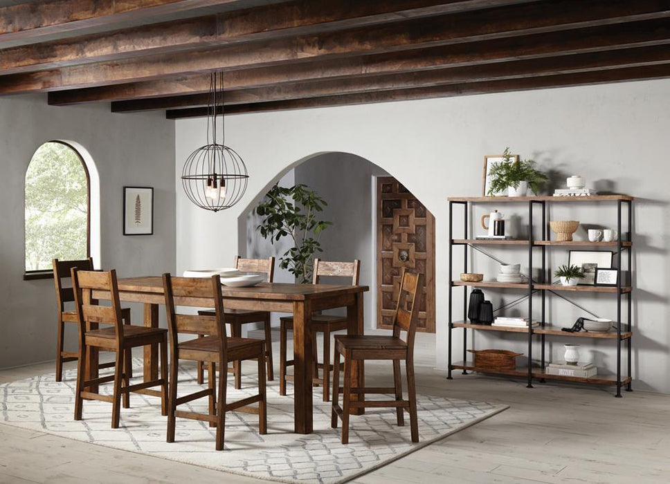 Analiese 4-shelf Open Bookcase Antique Nutmeg - Tony’s Furniture Store & Linen (GA) - Multi Location
