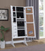 Doyle Jewelry Cheval Mirror with Picture Frames White - Tony’s Furniture Store & Linen (GA) - Multi Location