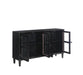 Sylvia 4-door Accent Cabinet Black - Tony’s Furniture Store & Linen (GA) - Multi Location
