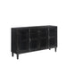 Sylvia 4-door Accent Cabinet Black - Tony’s Furniture Store & Linen (GA) - Multi Location