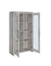 Alejo 2-door Tall Cabinet Grey Driftwood - Tony’s Furniture Store & Linen (GA) - Multi Location