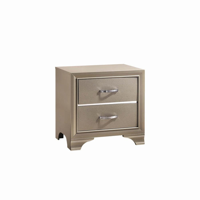 Beaumont 2-drawer Rectangular Nightstand Champagne - Tony’s Furniture Store & Linen (GA) - Multi Location