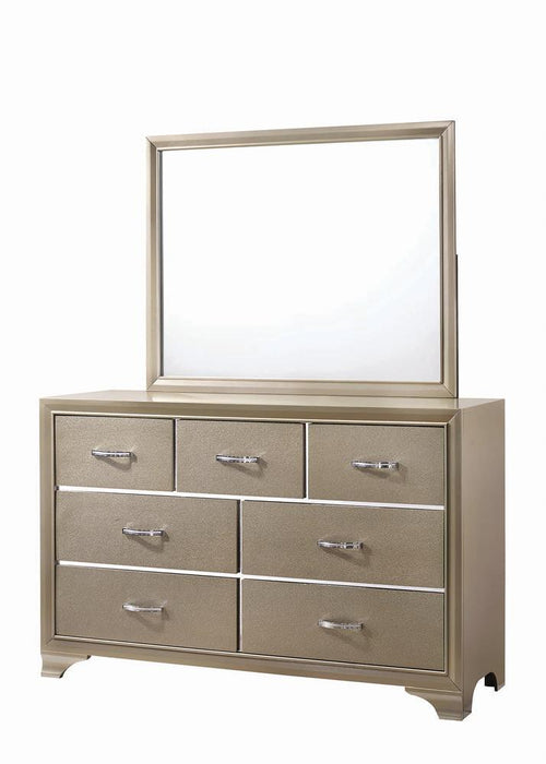 Beaumont 7-drawer Rectangular Dresser Champagne - Tony’s Furniture Store & Linen (GA) - Multi Location