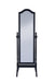Cabot Rectangular Cheval Mirror with Arched Top Black - Tony’s Furniture Store & Linen (GA) - Multi Location