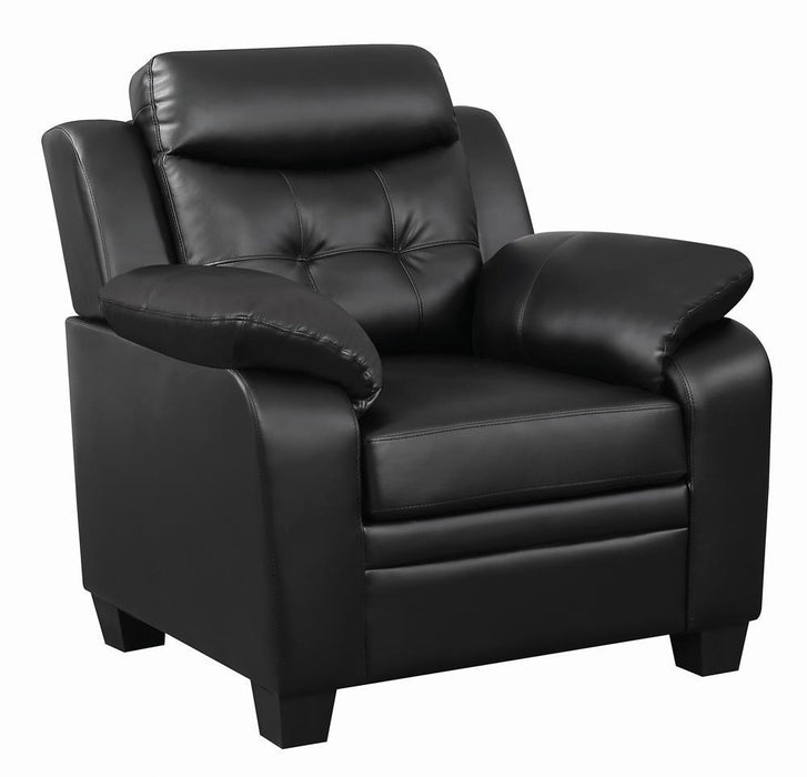 Finley Tufted Upholstered Chair Black - Tony’s Furniture Store & Linen (GA) - Multi Location