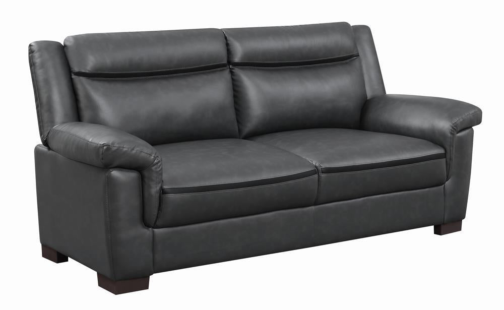 Arabella Pillow Top Upholstered Sofa Grey - Tony’s Furniture Store & Linen (GA) - Multi Location