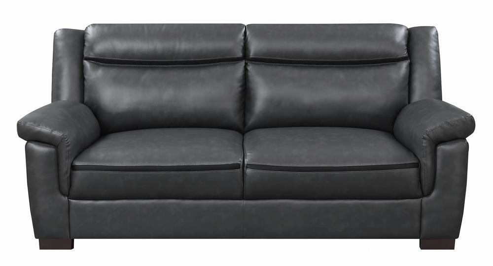 Arabella Pillow Top Upholstered Sofa Grey - Tony’s Furniture Store & Linen (GA) - Multi Location