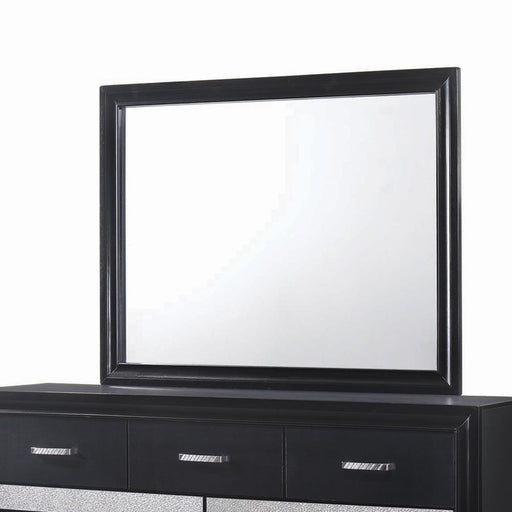 Miranda Rectangular Dresser Mirror Black - Tony’s Furniture Store & Linen (GA) - Multi Location