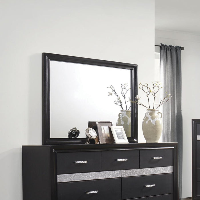 Miranda Rectangular Dresser Mirror Black - Tony’s Furniture Store & Linen (GA) - Multi Location