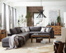 Lamont Rectangular Upholstered Bench Natural and Navy - Tony’s Furniture Store & Linen (GA) - Multi Location