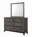 Watson 6-drawer Dresser Grey Oak and Black - Tony’s Furniture Store & Linen (GA) - Multi Location