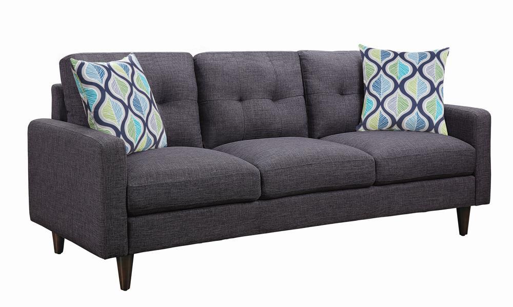 Watsonville Tufted Back Sofa Grey - Tony’s Furniture Store & Linen (GA) - Multi Location