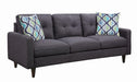 Watsonville Tufted Back Sofa Grey - Tony’s Furniture Store & Linen (GA) - Multi Location