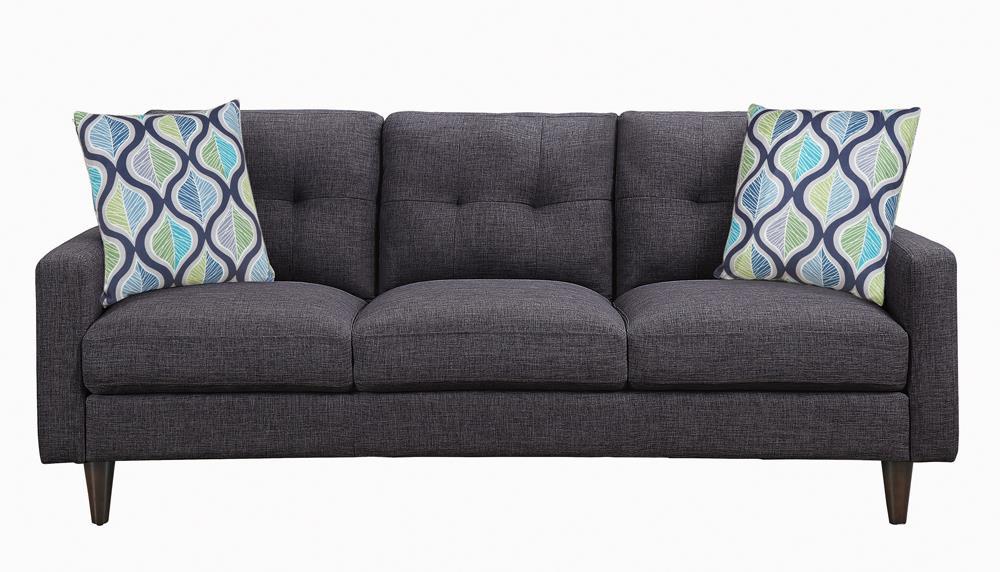 Watsonville Tufted Back Sofa Grey - Tony’s Furniture Store & Linen (GA) - Multi Location