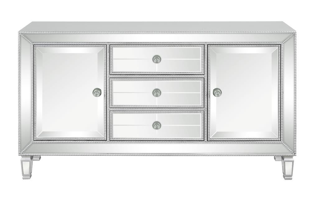 Leticia 3-drawer Accent Cabinet Silver - Tony’s Furniture Store & Linen (GA) - Multi Location