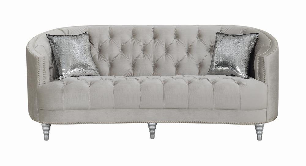 Avonlea Sloped Arm Tufted Sofa Grey - Tony’s Furniture Store & Linen (GA) - Multi Location