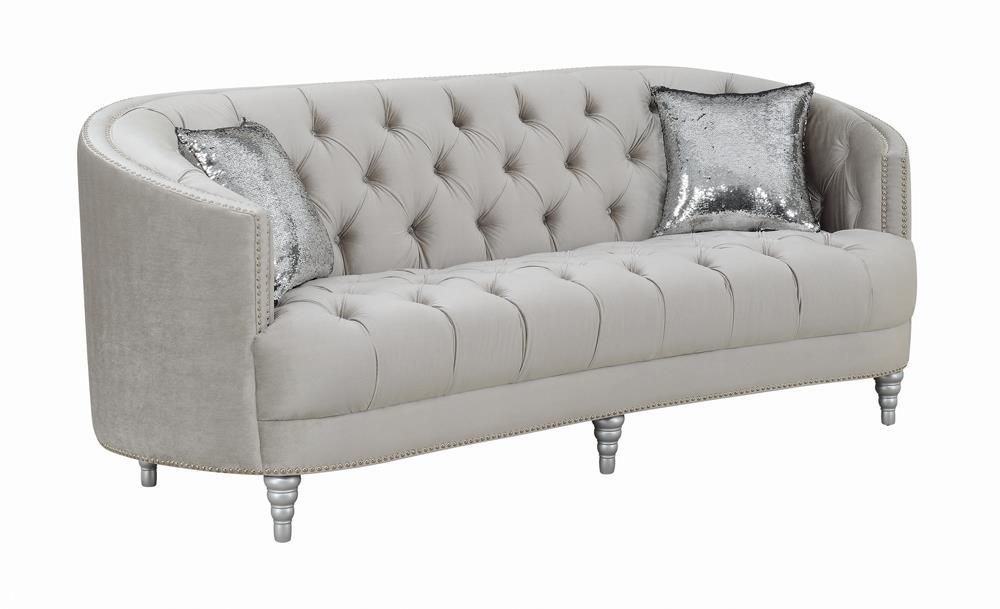Avonlea Sloped Arm Tufted Sofa Grey - Tony’s Furniture Store & Linen (GA) - Multi Location