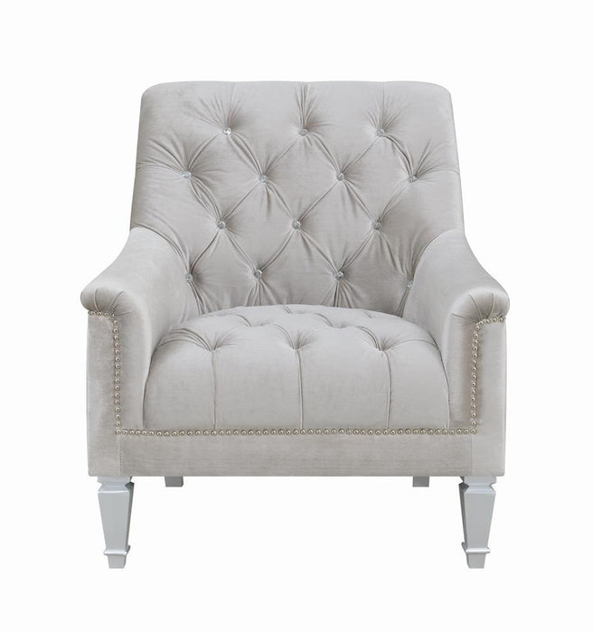 Avonlea Sloped Arm Tufted Chair Grey - Tony’s Furniture Store & Linen (GA) - Multi Location