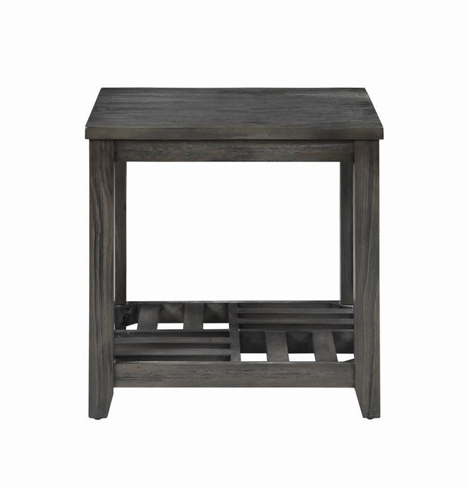 Cliffview 1-shelf Rectangular End Table Grey - Tony’s Furniture Store & Linen (GA) - Multi Location