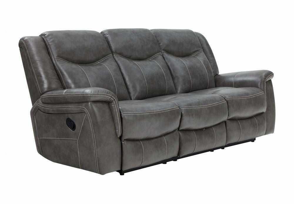Conrad Upholstered Motion Sofa Cool Grey - Tony’s Furniture Store & Linen (GA) - Multi Location