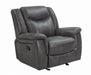 Conrad Upholstered Motion Glider Recliner Grey - Tony’s Furniture Store & Linen (GA) - Multi Location